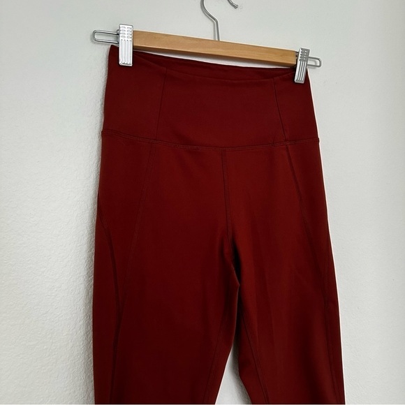 Girlfriend Collective Compressive 7/8 Leggings Sedona Brown Color Size Small - Picture 2 of 9